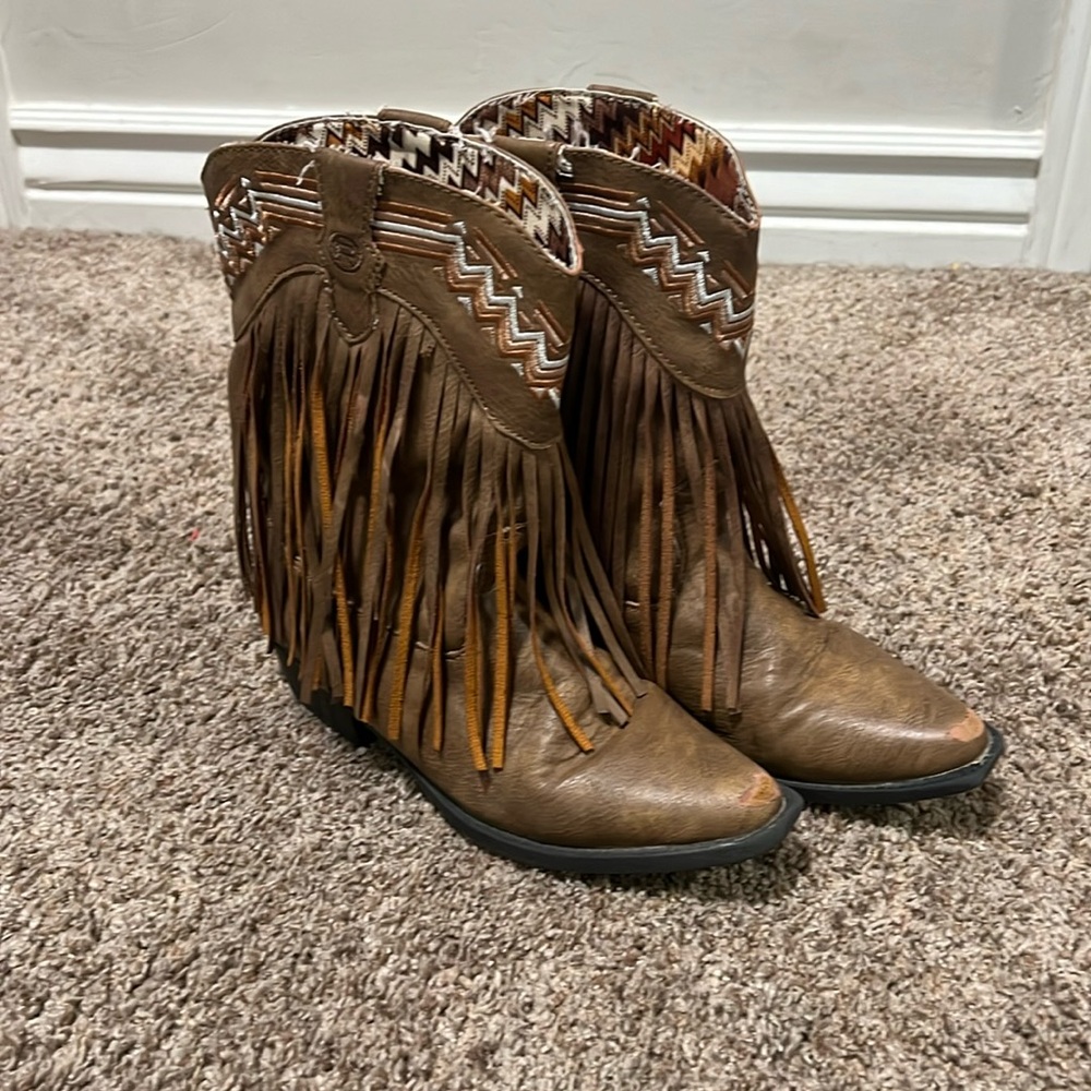 Roper Frindge Cowboy Boots